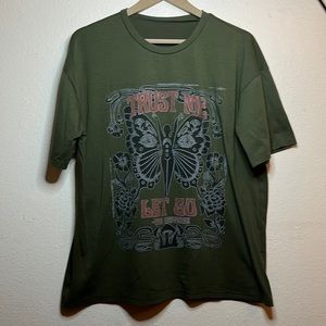 ROMWE , Trust me let go - the universe T-shirt